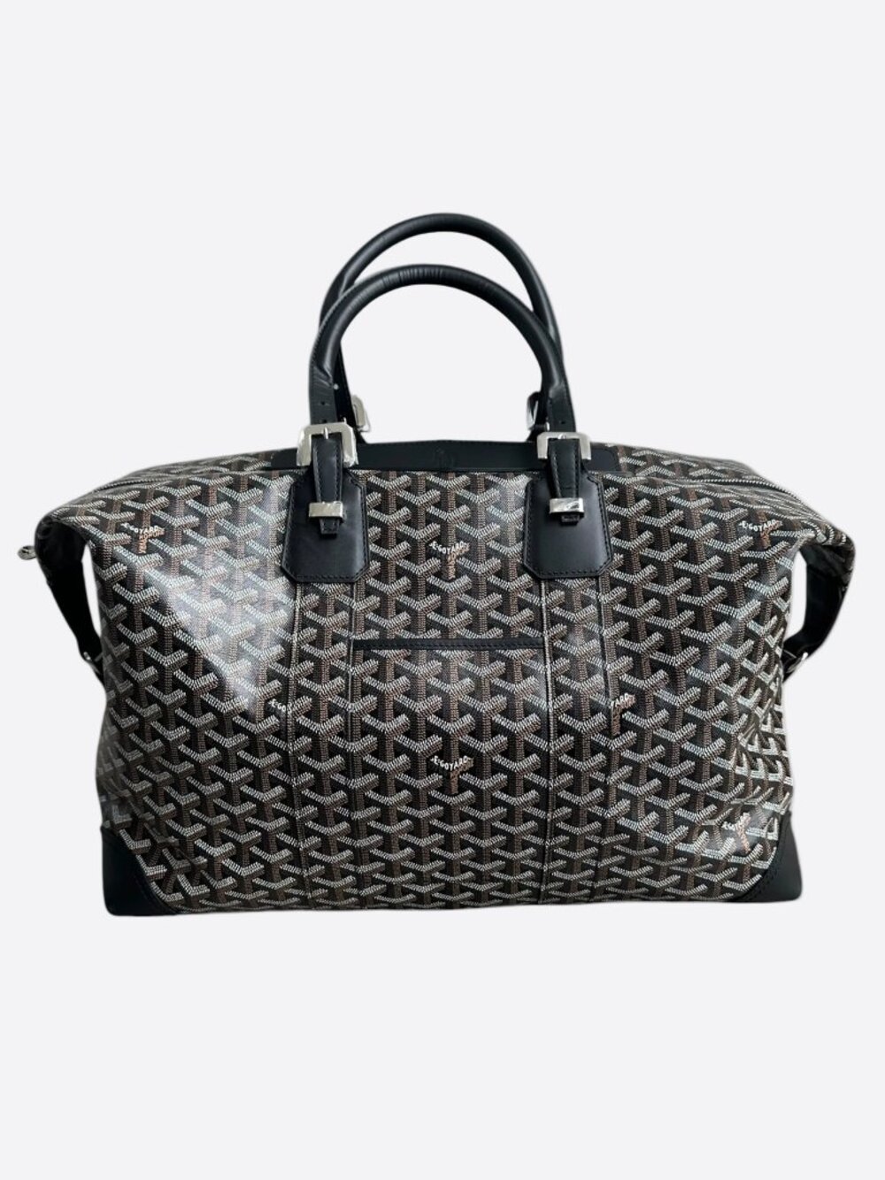 Goyard Black Bowling 45 Duffel Bag